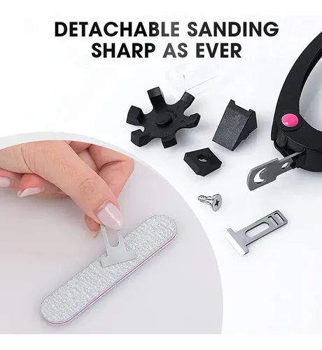 K Cortador De Uñas Negro Ajustable For Pedicura