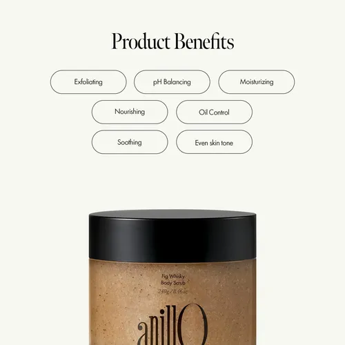 Exfoliante Corporal Anillo Fig Whisky Con Extracto De Higo Y