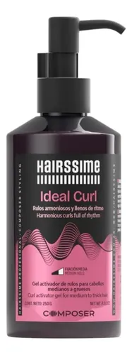 Ideal Curl Hairssime Crema De Peinar Para Rulos Curly Ondas