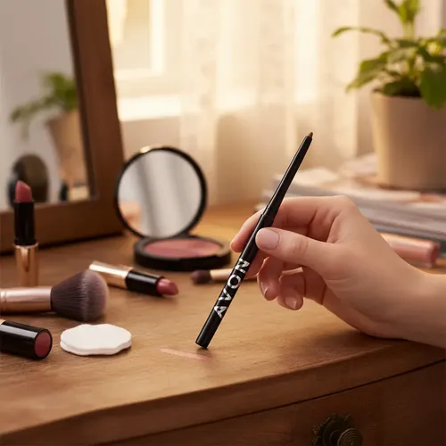 Delineador Retráctil Avon Glimmersticks Smokey Diamond