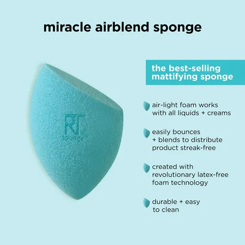 Esponja Para Mezclar Maquillaje Real Techniques Miracle Airb