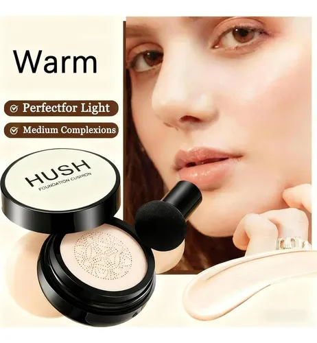 Base Cushion Madura Hush Makeup 58 Warm Golden Tono Medio