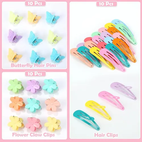 1543 Piezas Mini Ligas De Pelo Bandas Elásticas Para Niñas