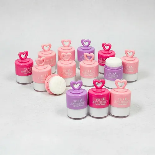 Polvo Fijador Just Perfect Sellador De Maquillaje Blanco