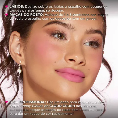 Colorete Too Faced Cloud Crush para labios y mejillas Super Candy Clouds