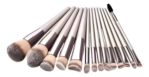 Set De Brochas De Maquillaje Velvoss, 14 Piezas, Color Y