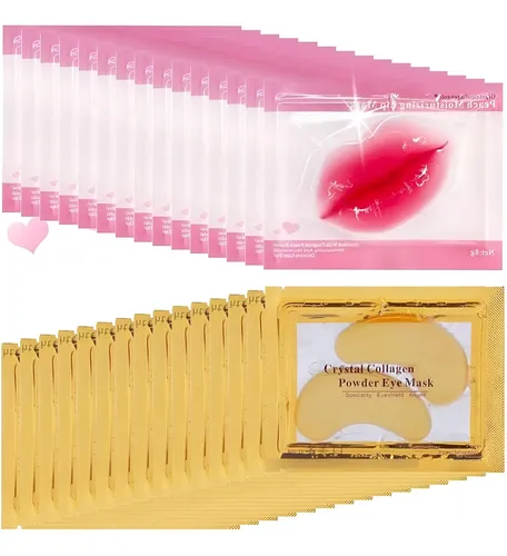 20 Mascarillas Parches Para Labios Colageno Y Ojeras Oferta
