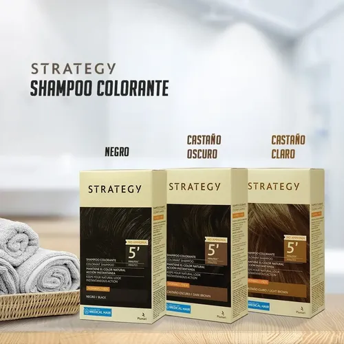 Strategy Shampoo Color Castaño Claro Efecto Inmediato