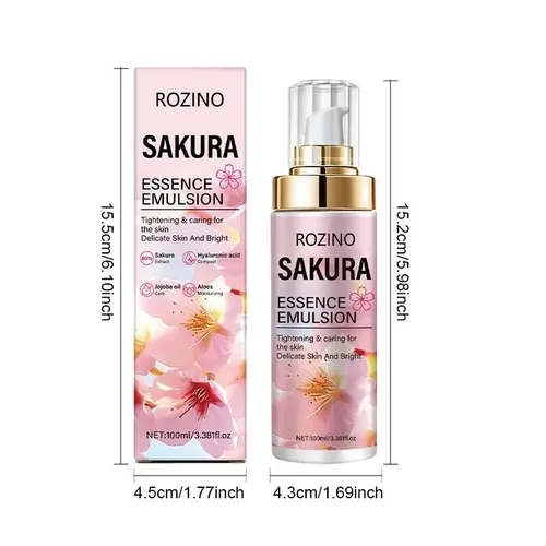 Set De Cuidado De La Piel Con Flor De Cerezo Rozino, Hidrata