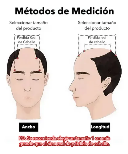 Peluca Corta Para Hombre Natural Negra Resistente