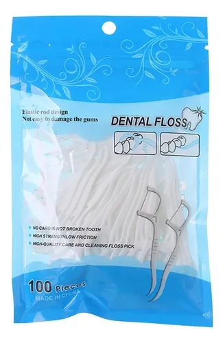 + 100 Palitos De Hilo Dental Oral Floss En Caja Grandes, –