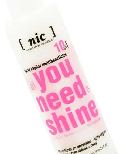 Nic All You Need Is Shine Acondicionador 10 En 1 Brillo Pelo