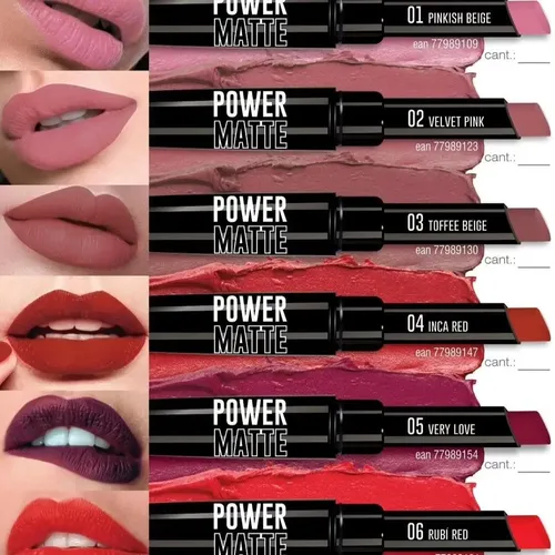 Idi Make Up Labial Power Matte Vegano