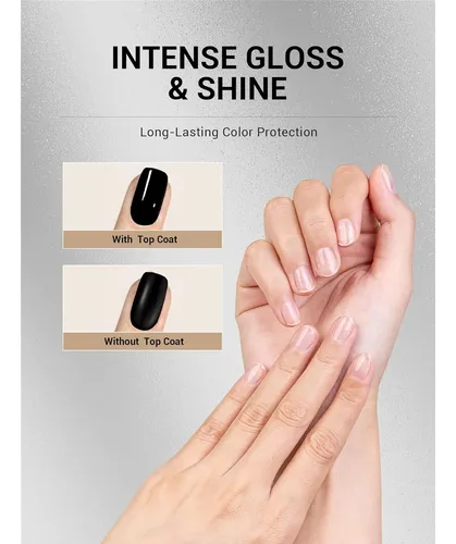 Top Coat Melodysusie 15 Ml Clear Brillo Alto