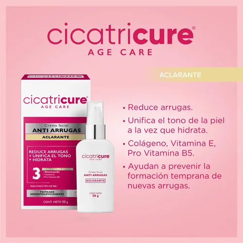 Cicatricure Age Care Antiarrugas Aclarante Facial 50g