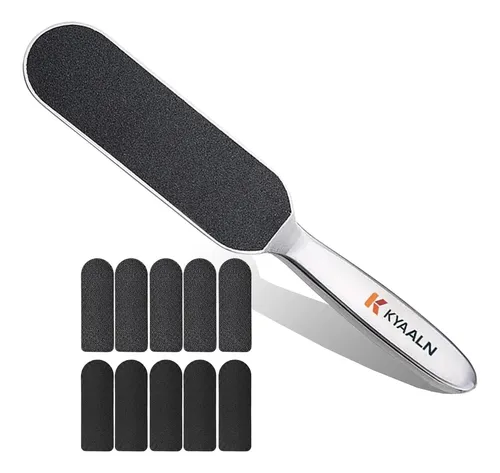 Kit De Cuidado De Pies Premium Con Lima De Acero Inoxidable