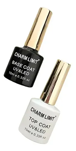 Kit Esmaltes Charm Limit X 5, Base Top Blanco Via Lactea