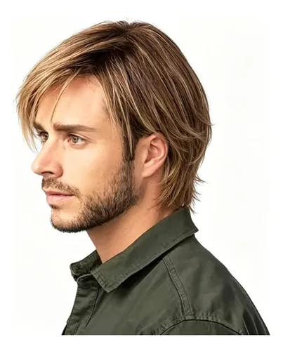 Peluca Corta En Picos Para Hombre 15 Cm