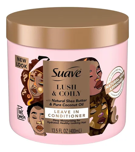 Acondicionador Sin Enjuague Para Cabello Rizado Suave Shea
