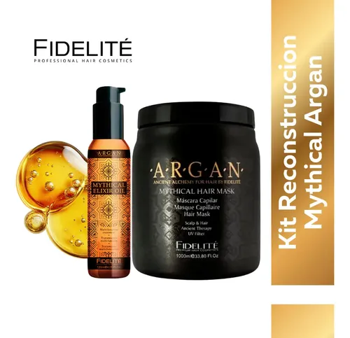Kit Mythical Argan Fidelite Mascara X1kg Oil 120ml Tendencia