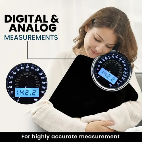 Eilison Highly Advance 2-in-1 Digital & Analog Weighing Scal