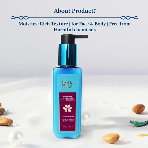 Loción Solar Corporal Blue Nectar Nargis Spf 30 Pa++ (6.7