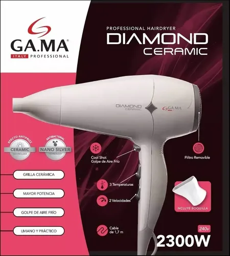 Secador Pelo Gama Profesional Super Potente Garantia Salon