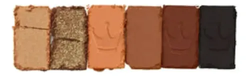 Nyx – Ultimate Edit – Warm Neutrals – Paleta 6 Sombras Color De La Sombra Marrón Oscuro