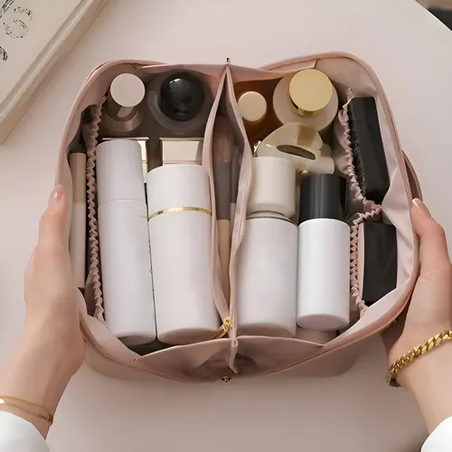 /bolsa De Maquillaje Grande Y Espaciosa Para Mujer De Nécess