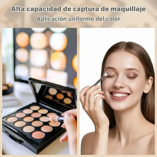 Brochas Para Maquillaje, 15 Set De Brochas Para Maquillaje