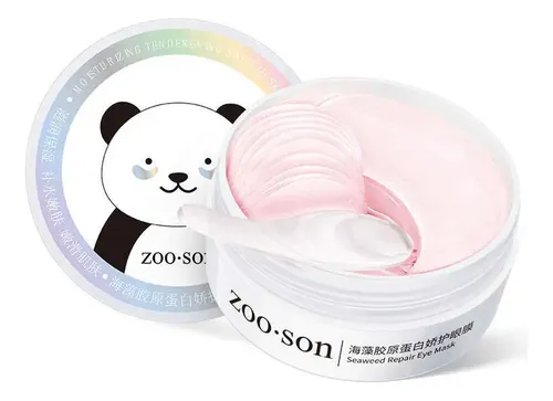 2x Frasco Parches Ojos Colágeno Algas Antiedad Ojeras Tipo