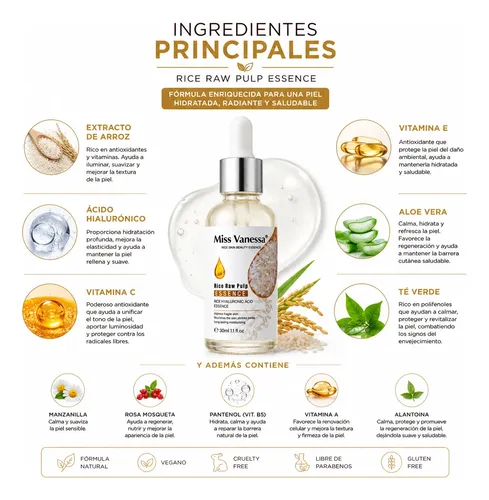 Serums Iluminador Y Aclarante Al Estilo Coreano X2 Unidades