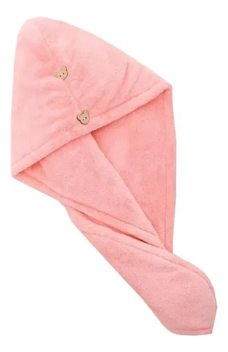 Gorra Para Cabello Superabsorbente Y De Secado Rápido, Rosa,