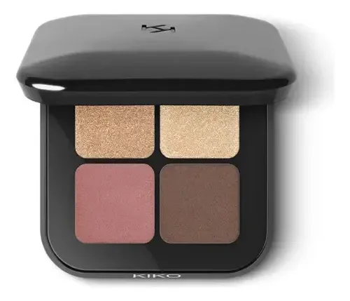 Kiko Milano Sombras Ojos Bright Quartet Eyeshadow Palette Color 02 Rosy Mauve Variations