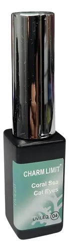 Esmalte Ojo de Gato Charm Limit Coral Sea de 5 mL