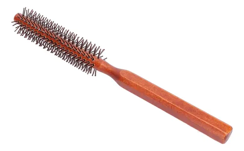 Cepillo De Pelo Redondo Para Peinar, Rizador, Cepillo De Mad