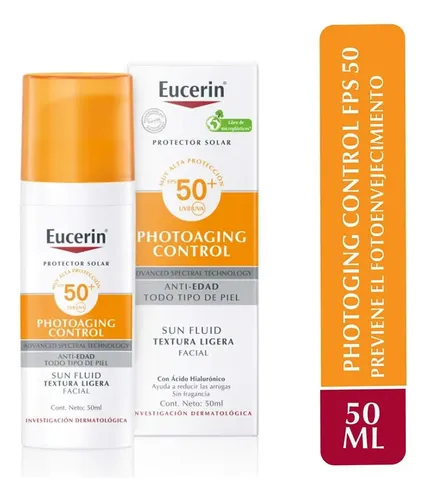 Eucerin sun photoaging control fluido facial anti edad fluído 50 fps 50 ml