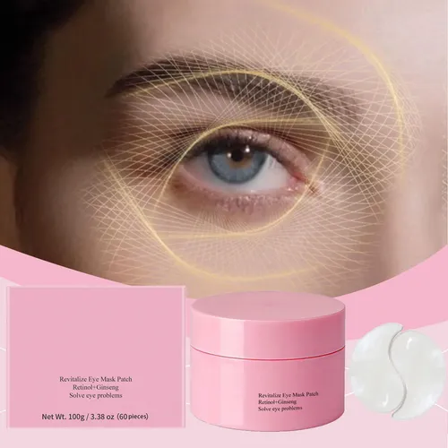 Mascarilla Iluminadora Para Ojos Con Aceite De Ginseng, Hidr Todo Tipo De Piel