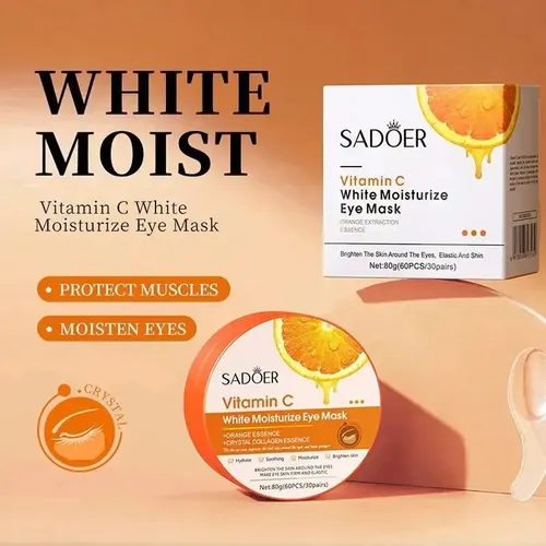 Parches Hidrogel Sadoer Elimina Ojeras Contorno Ojos 60 Pz Normal A Seca Día/noche