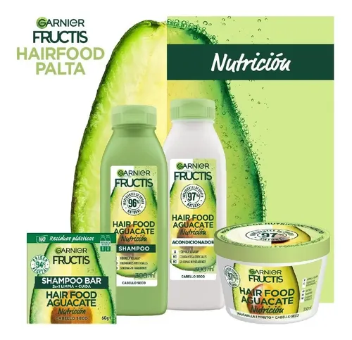 Garnier Fructis Shampoo Hair Food De Palta 300ml