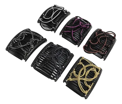 Accesorio Elástico Elástico Para El Cabello Con Doble Peine,
