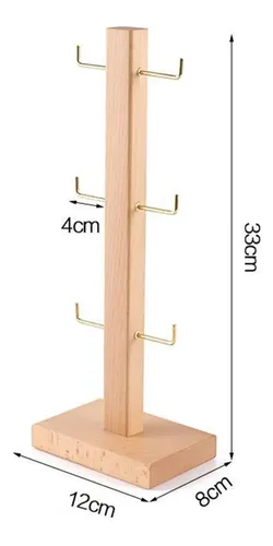 Soporte Para Diadema, Estante De Color De La Madera