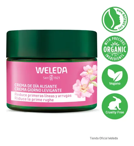 Crema Día Alisante Natural Rosa Mosqueta Y Té Blanco 40ml