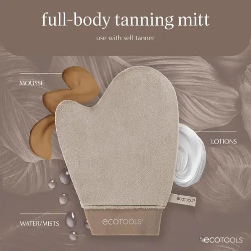 Manopla De Bronceado Ecotools Good Tan Para Todo El Cuerpo P