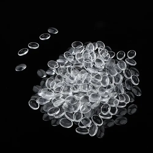 2 X 200 Gránulos Tips Nail Display Gráfico Beads Clear