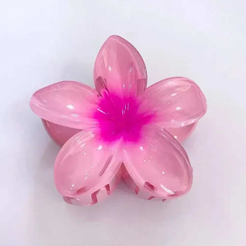 Cxre Clips Para El Cabello Berenjena 6 Piezas Flor 3d Ce