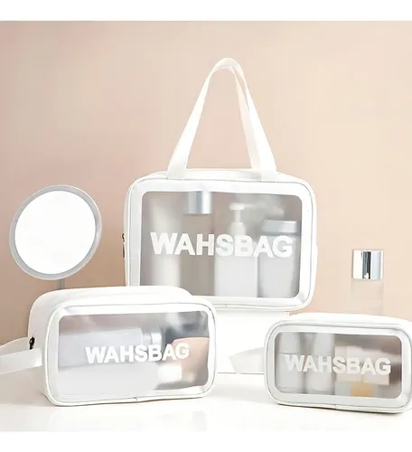 Kit3 Maquillaje Necesario Mujer Cosméticos Viaje Playa C