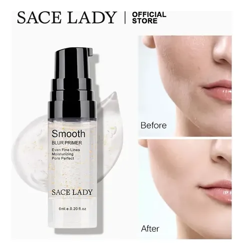 Prebase Maquillaje Satinada Transparente Con Oro 24k Gold