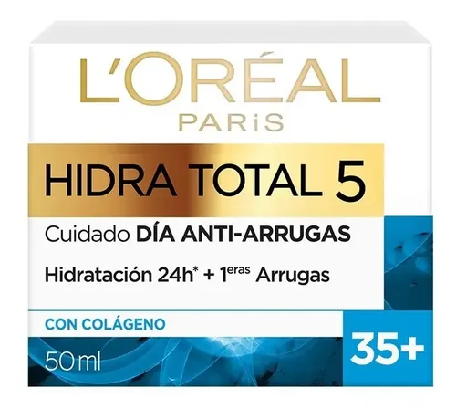 Crema Hidratante Loreal Antiarrugas 35+ Hidra Total5 50ml