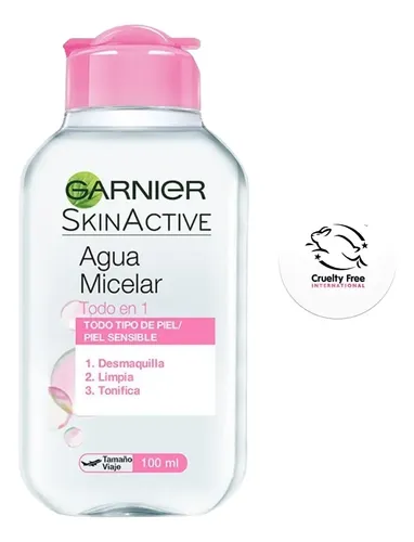 Agua Micelar Skinactive Todo En 1 Facial Garnier 100ml